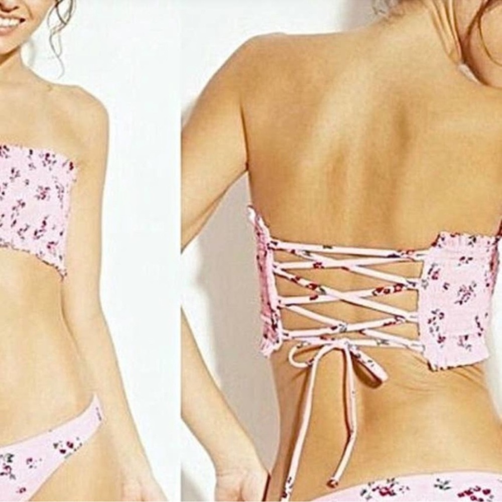 Peach Pink Xhilaration Swim Top